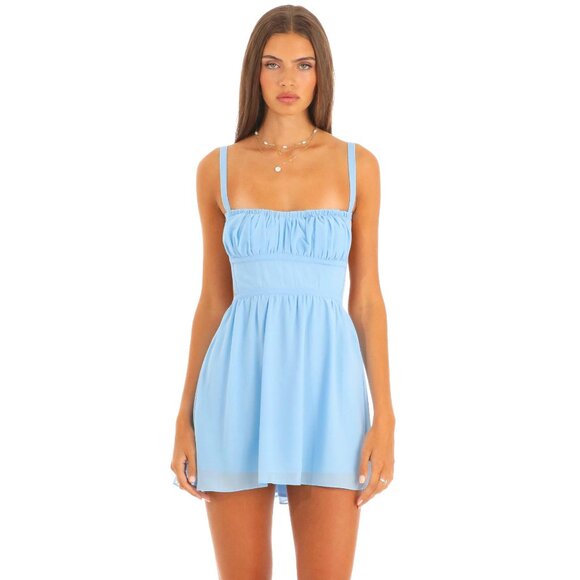 Lucy In the Sky of Los Angeles Dress in Light Blue - Small BRAND NEW - Picture 1 of 4